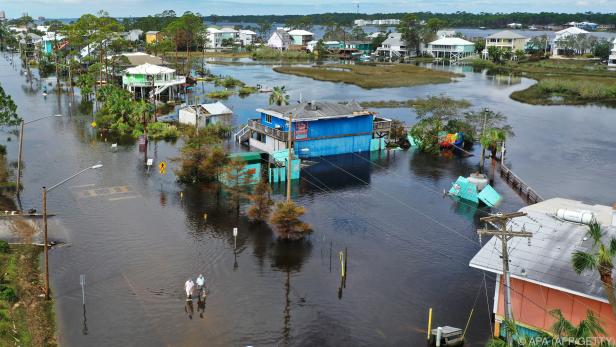 Schwere Überschwemmungen durch Hurrikan "Sally"