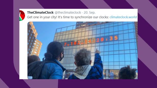 Climate Clock: Diese Uhr erinnert die Menschen daran, wie real der Klimawandel ist