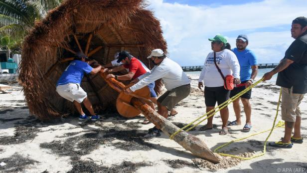 Halbinsel Yucatan bereitet sich auf den Wirbelsturm vor