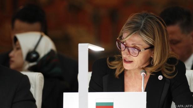 Bulgariens Außenministerin Sachariewa legte sich quer