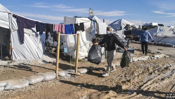 Flüchtlingslager auf Lesbos