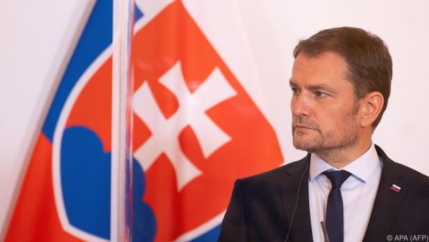 Ministerpräsident Igor Matovic verkündet die neuen Maßnahmen