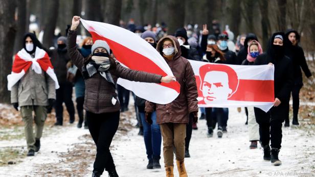 Proteste in Weißrussland im Dezember