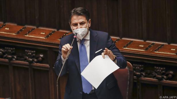Conte vor Vertrauensabstimmung im italienischen Parlament