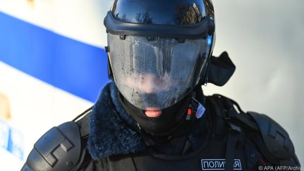 Polizeieinsatz in Russland gegen Demonstranten (am 2.2.2021)