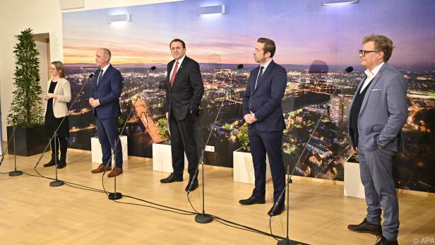 Die Spitzenkandidaten nach der Gemeinderatswahl in St. Pölten