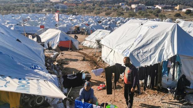 Desaströse Zustände in Flüchtlingslager auf Lesbos