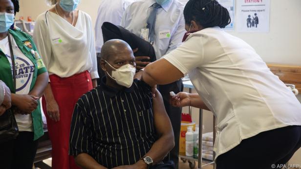 Gesundheitsminister Zweli Mkhize sprach von einer guten Nachricht