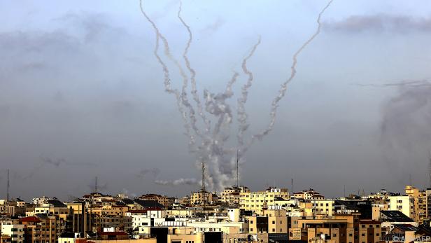 Hamas-Raketen in Richtung Israel abgefeuert