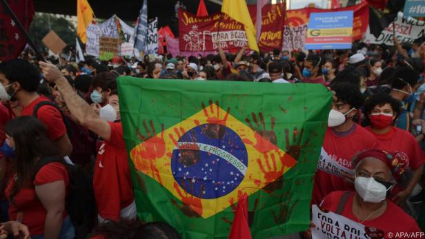 Proteste in Brasilien gegen Präsident Bolsonaro