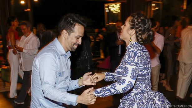 Lin-Manuel Miranda und Vanessa Nadal bei der Tribeca Eröffnung