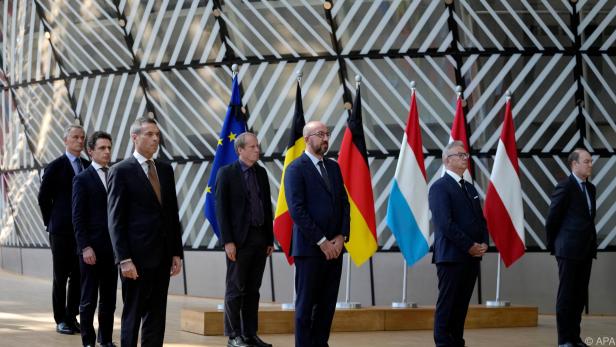 Auch Botschafter der 27 EU-Mitgliedsländer hielten Schweigeminute ab