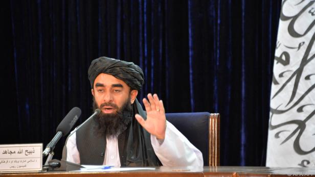 Taliban-Sprecher Mujahid sprach mit der "Krone"
