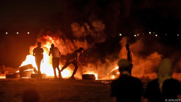 Häufig gibt es gewaltsame Protesten gegen Blockade des Gazastreifen
