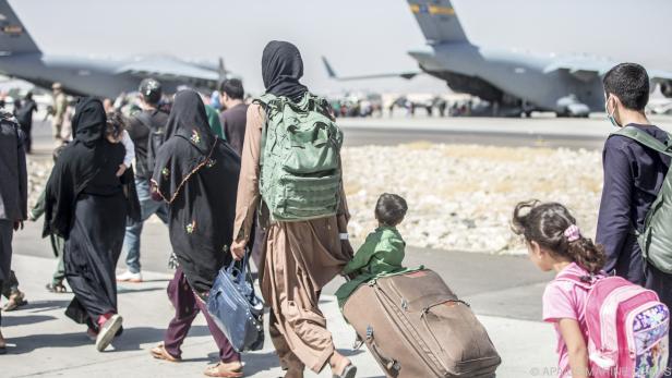Am Flughafen in Kabul herrschte Chaos