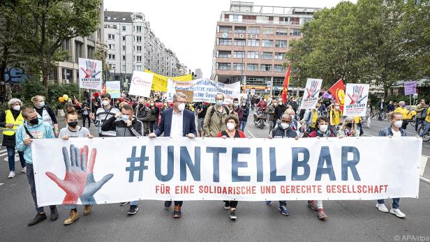 Demonstration des Bündnisses Unteilbar in Berlin