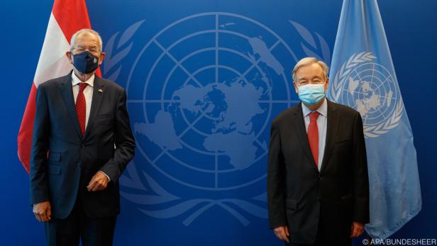 Bundespräsident Van der Bellen bei UN-Generalsekretär Guterres in NY