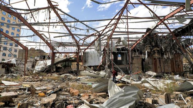 Die jemenitische Hauptstadt Sanaa ist kriegszerstört