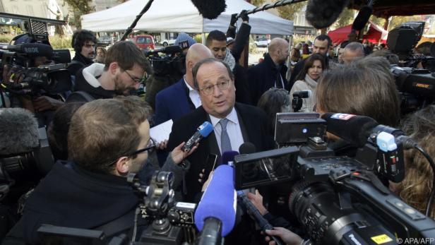 Hollande war bei den Anschlägen 2015 als Zeuge dabei