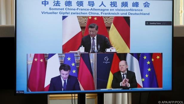 Xi tauschte sich per Video mit Macron und Scholz aus