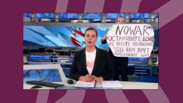 Russische Reporterin protestiert live im TV gegen Ukraine-Krieg