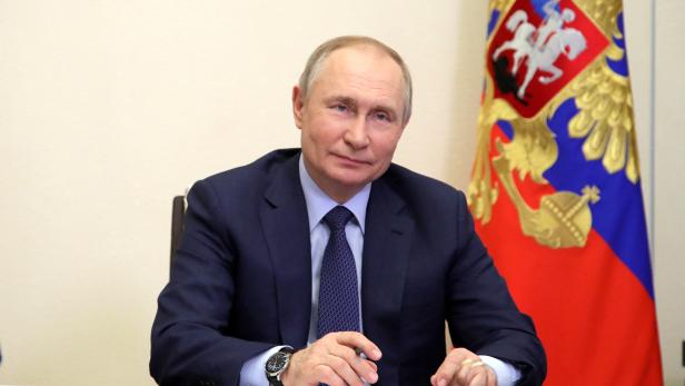 Russian President Vladimir Putin attends a meeting in Moscow