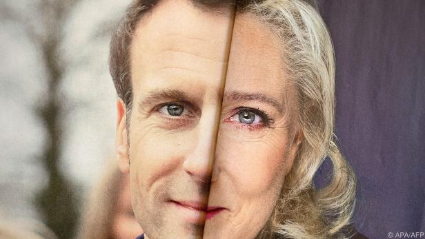 Emmanuel Macron und Marine Le Pen