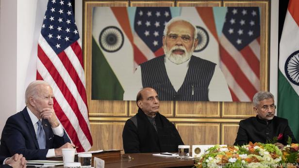 Virtuelles Gipfeltreffen zwischen Biden und Modi