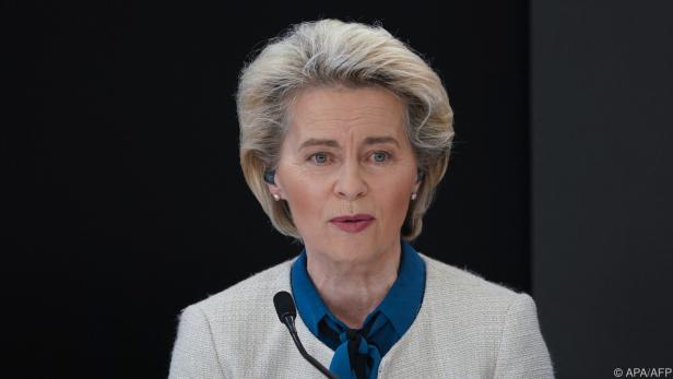 EU-Kommissionspräsidentin Ursula von der Leyen will Härte zeigen