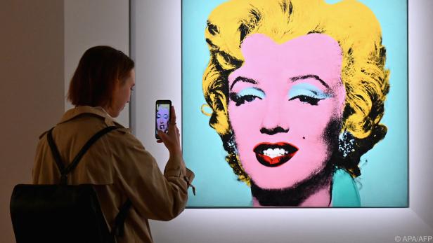Andy Warhols "Shot Sage Blue Marilyn" wird in New York versteigert