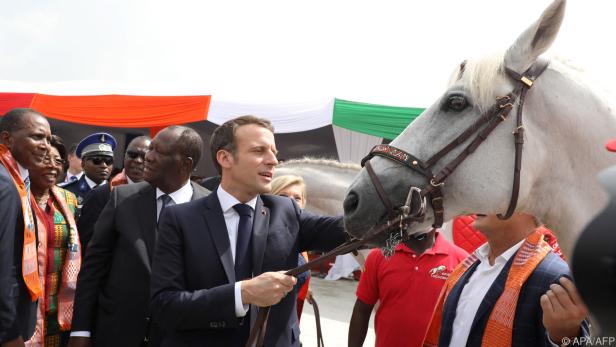 Macron (Archivbild) hat ein Faible für Pferde
