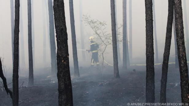 Brand auf einem Bundesheer-Gelände in Wiener Neustadt