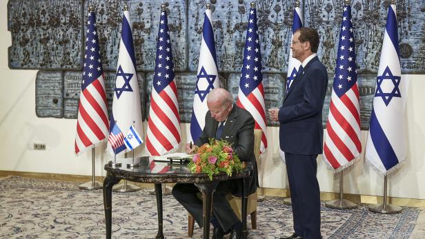 US-Präsident Biden auf Besuch in Israel