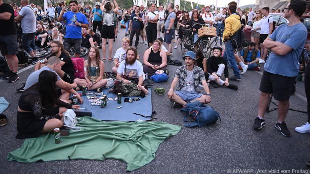 Proteste gegen Orban-Regierung in Budapest