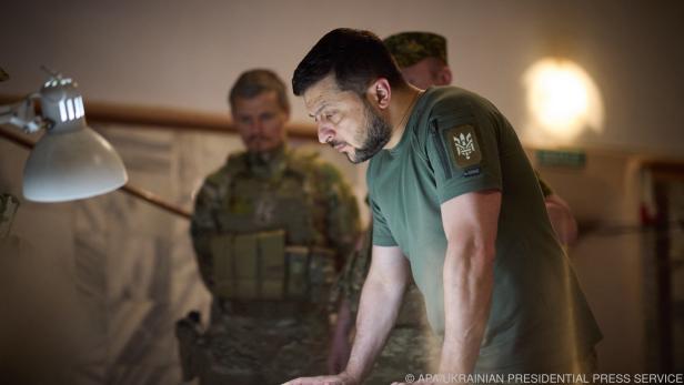 Ukrainischer Präsident optimistisch zu militärischer Lage (Archivbild)