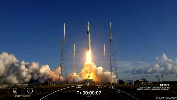 Der Start der "Falcon-9"-Rakete ist geglückt