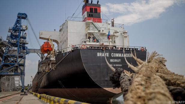Schiff "Brave Commander" transportiert Tonnen an Getreide