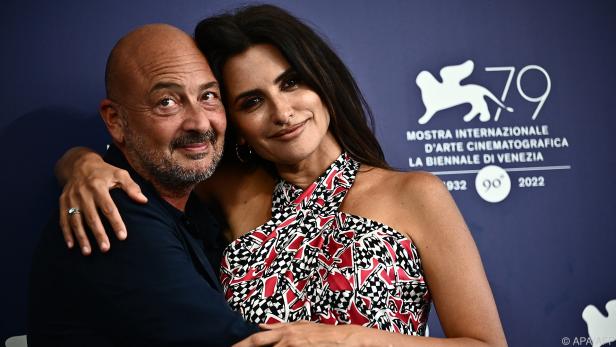 Penélope Cruz mit Regisseur Emanuele Crialese in Venedig