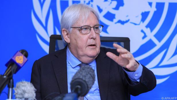 UN-Koordinator Martin Griffiths warnt vor einer Katastrohpe