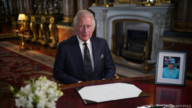 TV-Ansprache von Großbritanniens König Charles III.