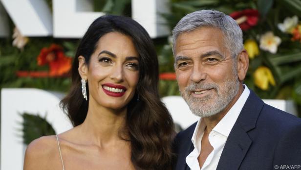 George Clooney mit Gattin Amal