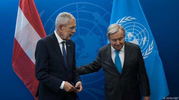 Bundespräsdent Van der Bellen bei UNO-Generalsekretär Guterres