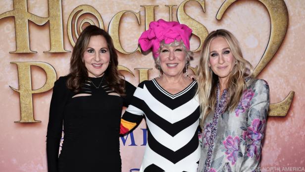 Kathy Najimy, Bette Midler und Sarah Jessica Parker bei der Premiere