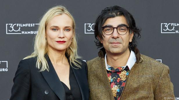 Diane Kruger mit Fatih Akin bei der Premiere in Hamburg