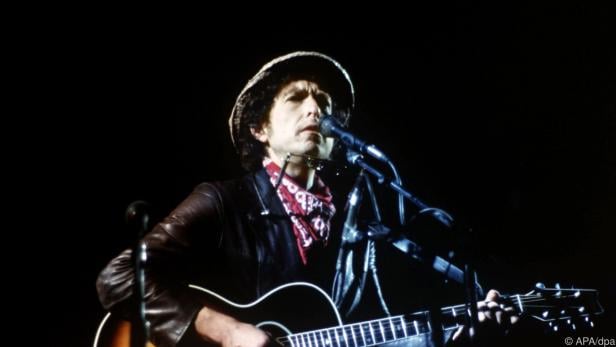 Bob Dylan bei einem Konzert in München im Jahr 1984