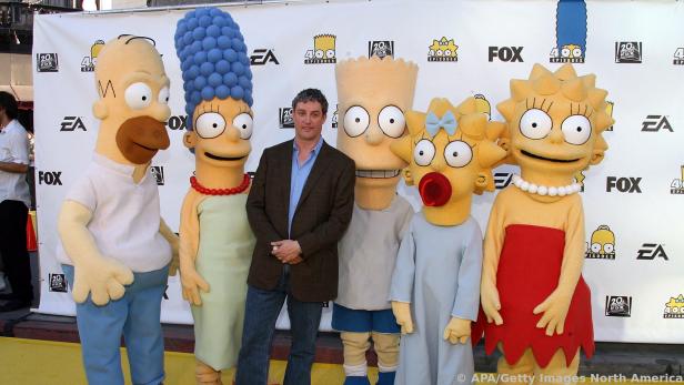 Al Jean mit "Simpsons"-Charakteren (Archiv)