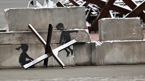 Banksy-Werke in der Ukraine sorgten für Begeisterung