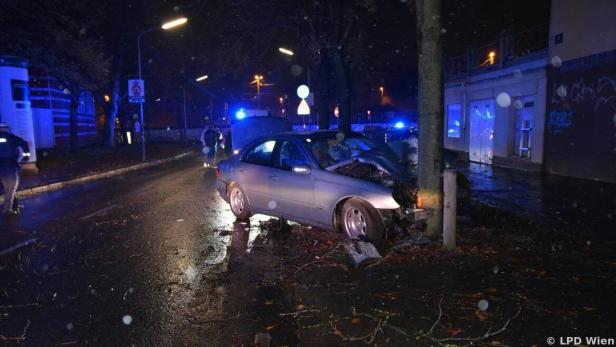 Lenker verlor auf nasser Fahrbahn die Kontrolle über sein Auto