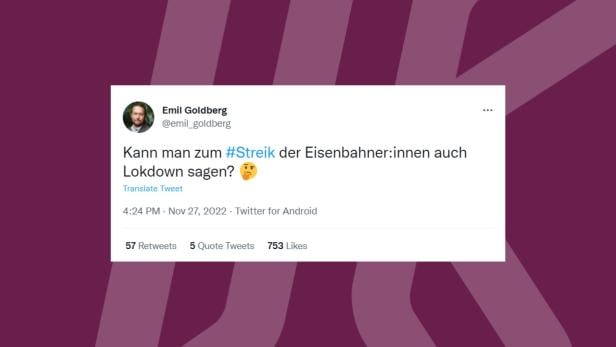 Lokdown in Österreich - Tweet