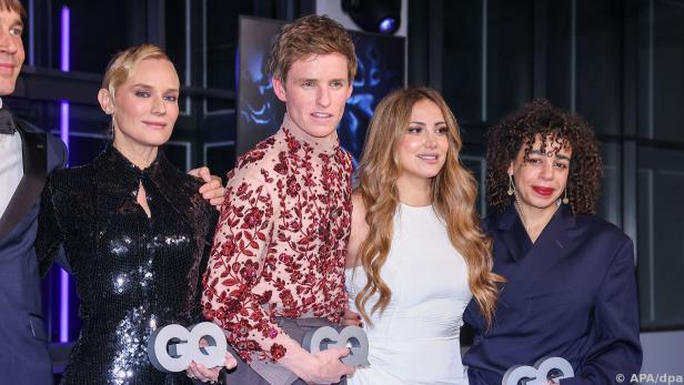 Diane Kruger, Eddie Redmayne, Enissa Amani und Martine Rose (v.l.n.r.)